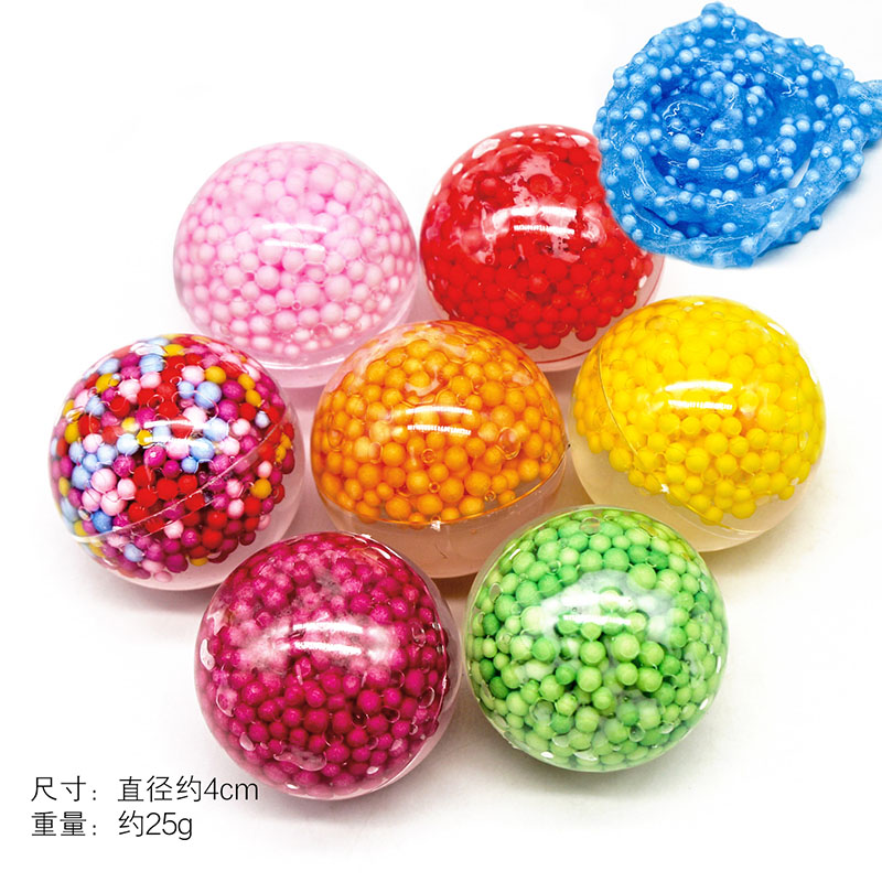 4cm Foam particle crystal clay ball