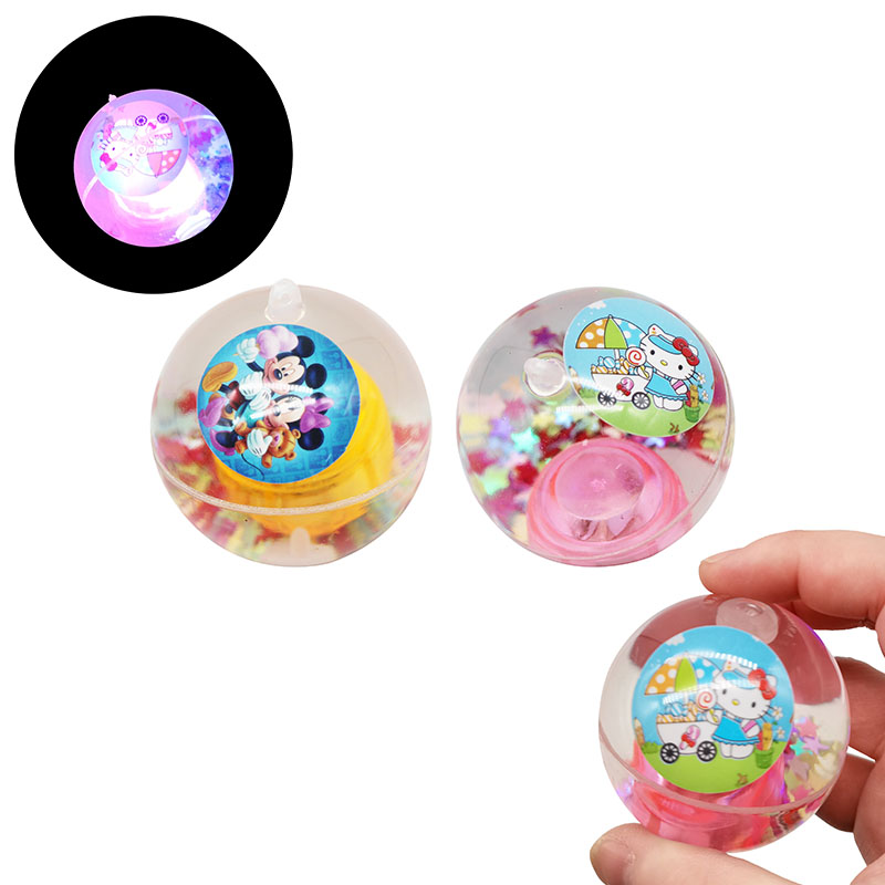 Mickey Mouse and Ketty cat crystal ball Light up Toys
