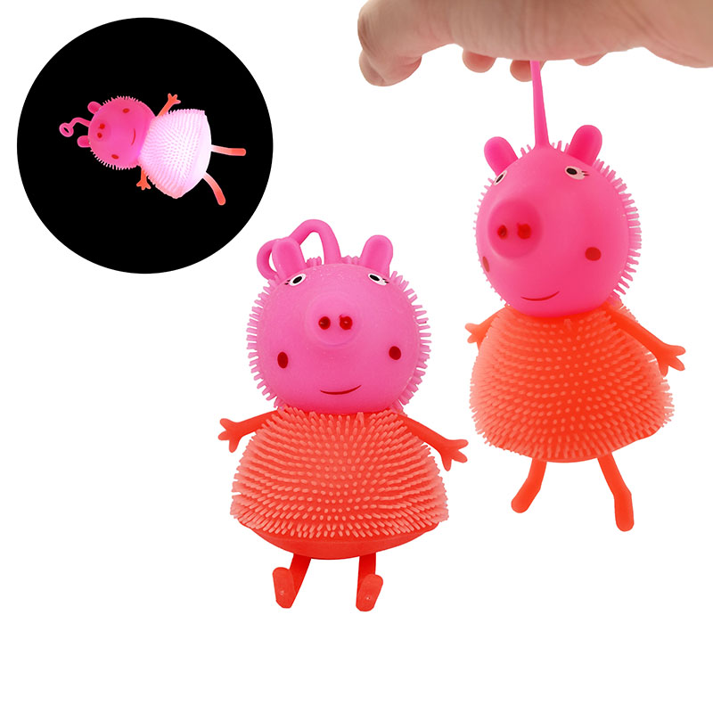 Handle the Peppa Pig with LED light up toy