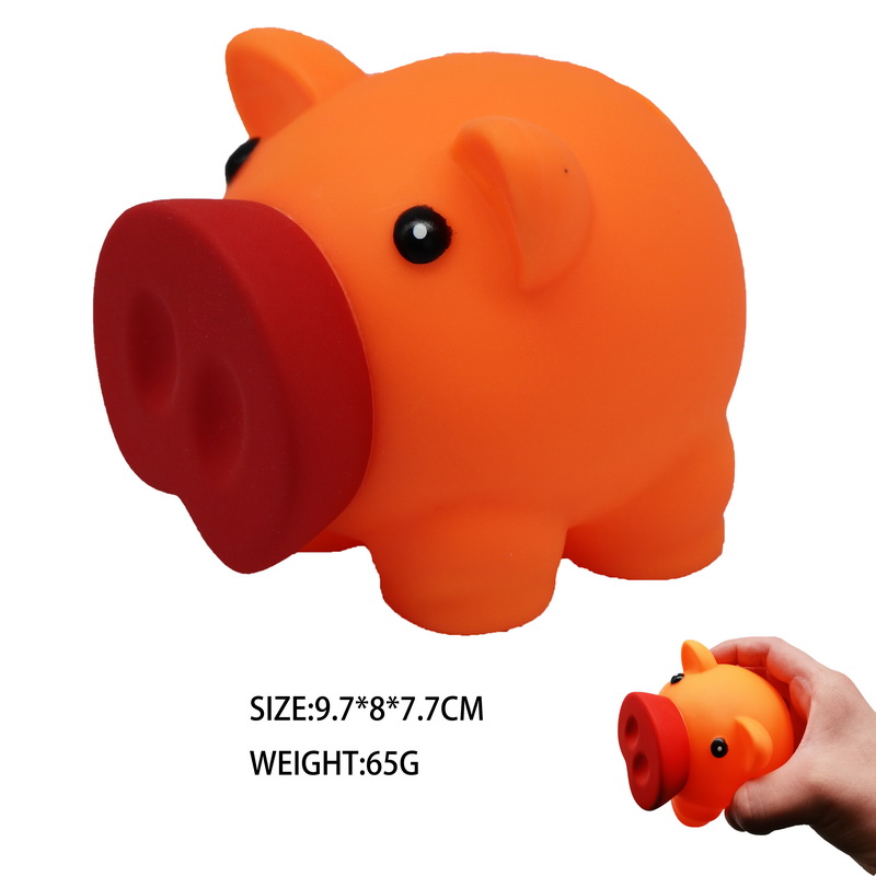 PVC Squeeze Pig With Big Noose