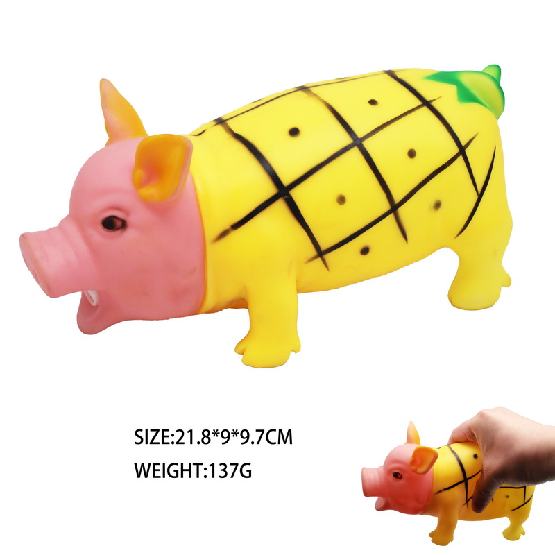 PVC Squeeze Pineapple Pig