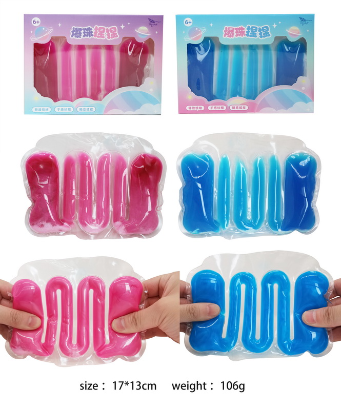 Squeeze Colored Slime with 2 Colors