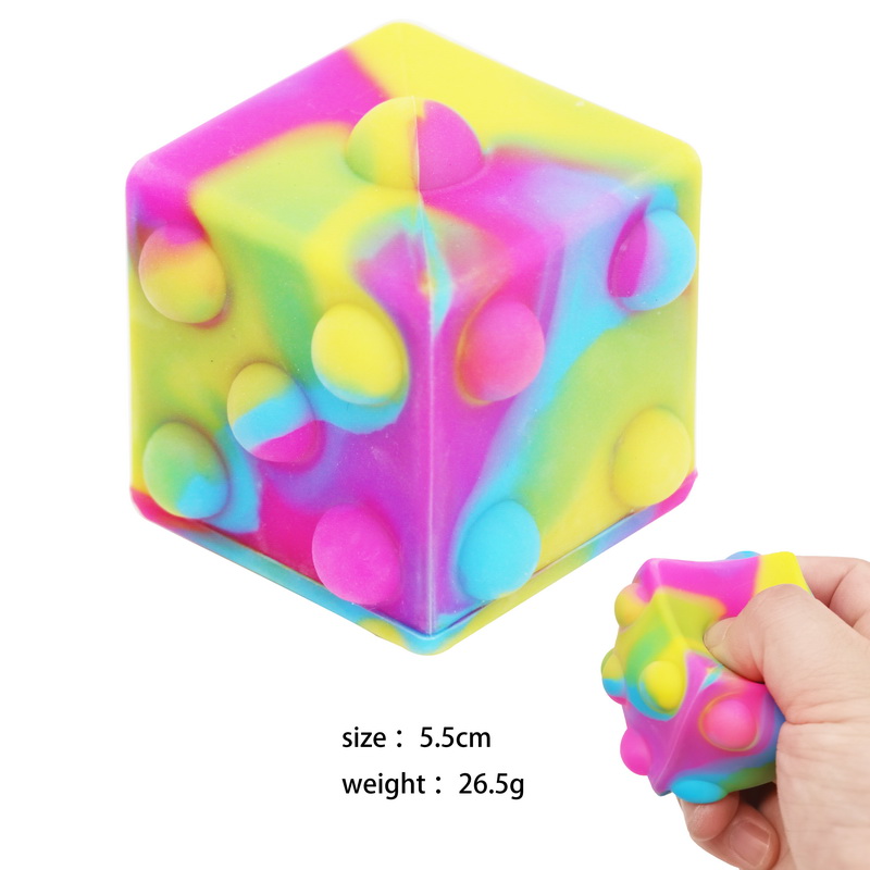 Squeeze Colored Cube