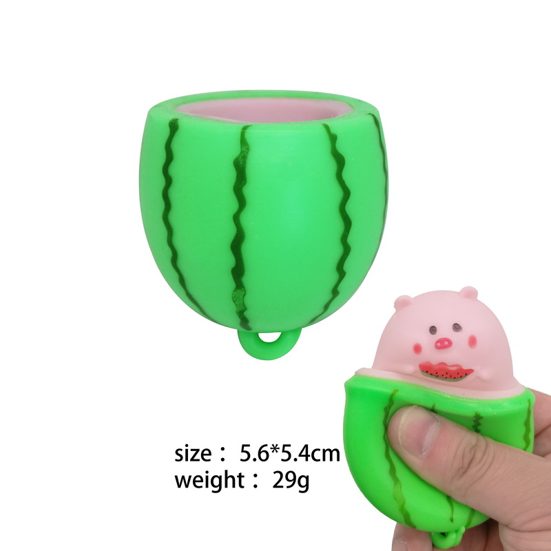 Squeeze Watermalon Pig Cup