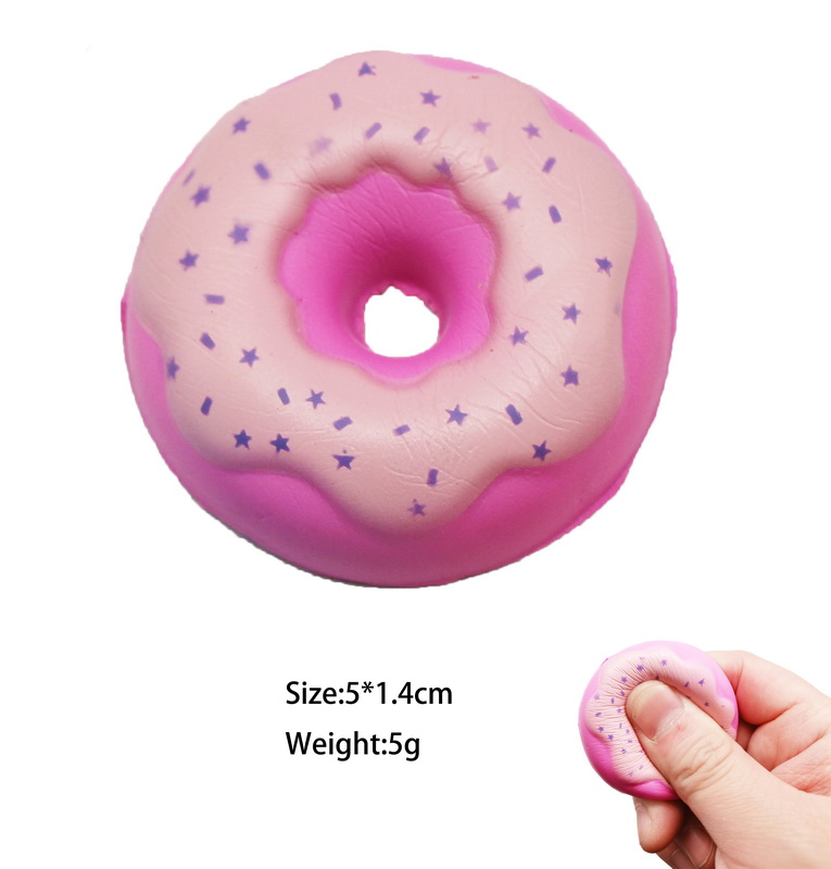 PU Squishy Pink Doughnut