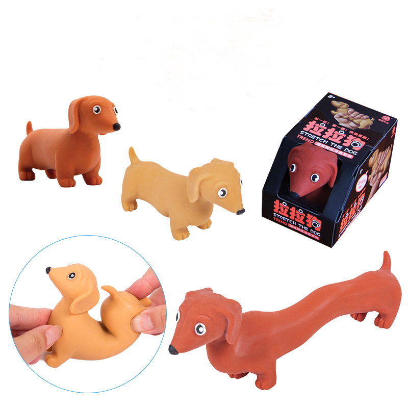 Weiner Dog Crushed Bead Sand Filled Doggy Lover Sensory Fidget Toy 