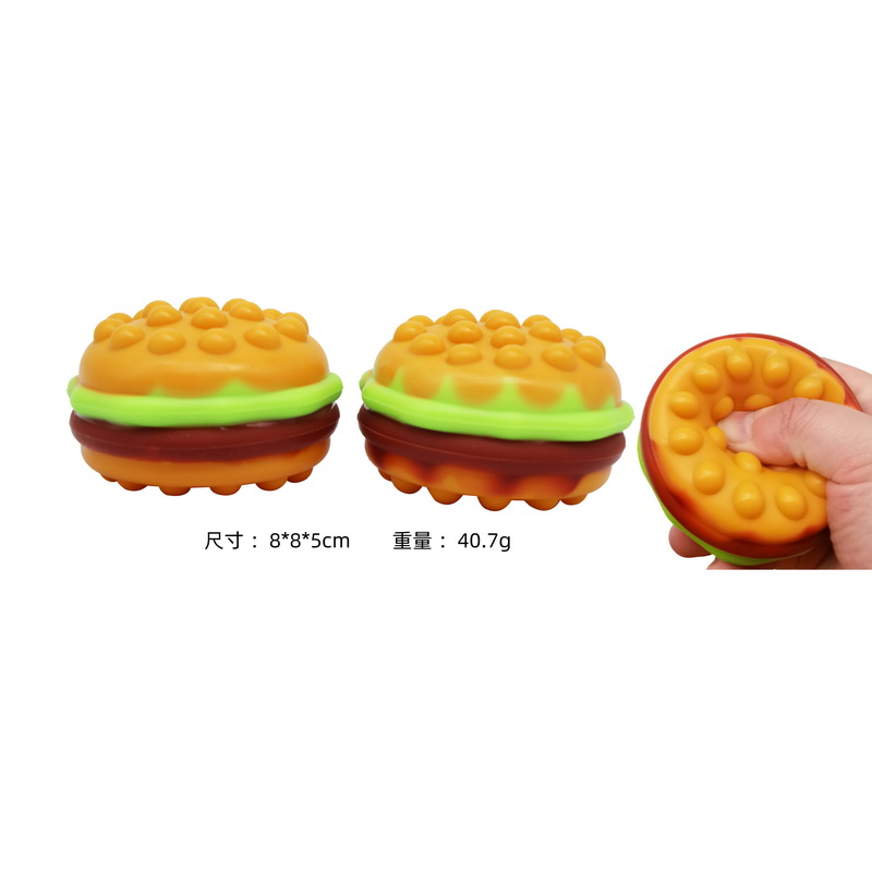 Squeeze Silicone Hamburger Toy