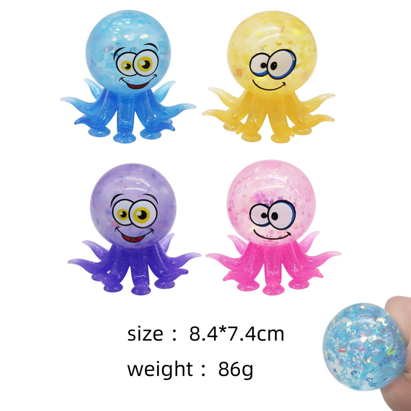 Squeeze Water Beads Octopus