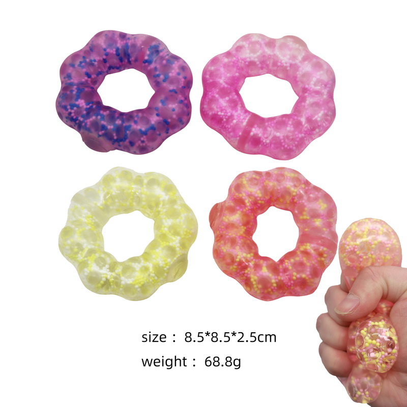 TPR Squeeze Glitter Donuts